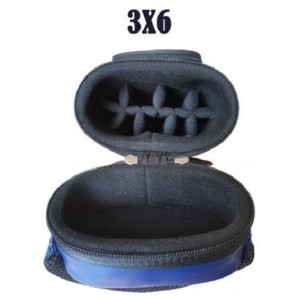 Champion 2X4,3x6 Black Nylon Billiard Pool Cue Stick Hard Case 4S2B, 6S3B